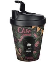 Titiz Motto Termo Bardak (400 ml) - Çift Katmanlı Isı Koruyucu ve Sızdırmaz Kapaklı Kahve Bardağı