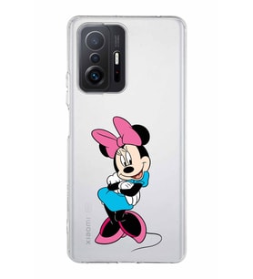 Xiaomi  Mi 11T  Kamera Korumalı Kapak Minnie Mouse Tasarımlı Şeffaf  Kılıf