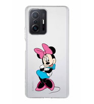 Xiaomi  Mi 11T  Kamera Korumalı Kapak Minnie Mouse Tasarımlı Şeffaf  Kılıf