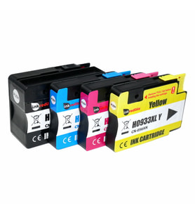 PhotoPrint® HP 933XL Uyumlu Yüksek Kapasite 4 Renk Muadil Kartuş Seti (Çok Renkli)