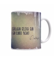 Cemal Süreya Sözü Kupa Bardak Porselen