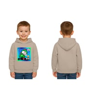 Unisex  Baskılı brawl stars Çocuk Swaetshirt Kapüşonlu 3 İplik Şardonlu (Taş)