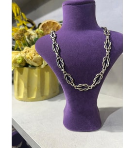 Gemici Model Gümüş Kolye