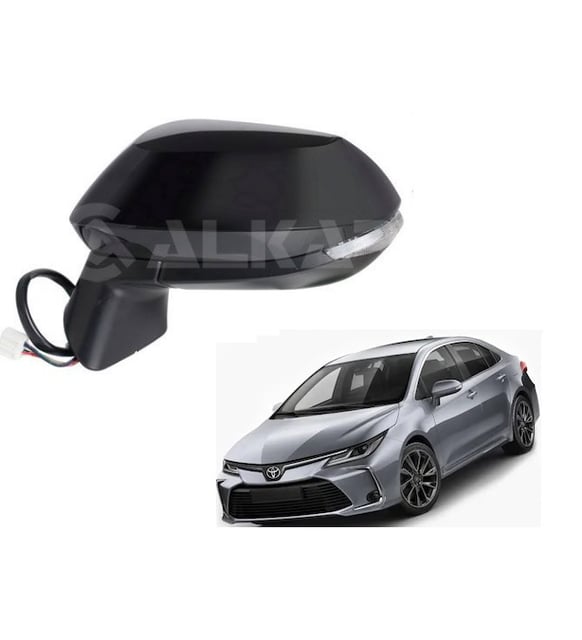 thumbnail image 2 of Electric Wing Door Mirror For Toyota Corolla 2019-2022 – Drivers Side, Primed, Heated, LED Indicator, Ultimate Styling 2 of 4