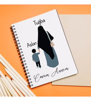 Canım Annem Anne & Kız Tasarımlı Kişiye Özel Defter