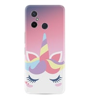 Xiaomi Redmi 12C Kılıf Silikon Desen Özel Seri Sweety Unicorn 1737