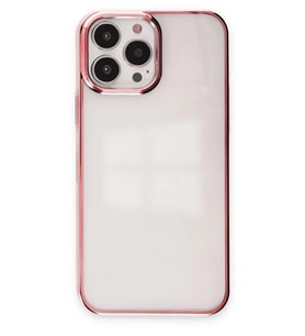 Durukar® iPhone 13 Pro Kılıf Element Silikon - Pembe