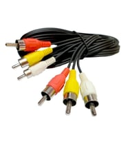 3RCA TO 3RCA TOS GÖRÜNTÜ SES KABLOSU ERKEK ERKEK SCART TV