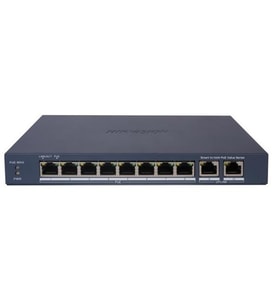 HIKVISION 8port 60w FULL PoE DS-3E1310P-EI/M 10/100 2X-UPLINK Yönetilemez Switch Metal