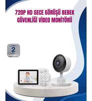 Northcity Bebek Monitörü HD Gece Görüşlü ve Ağlama Algılı İzleme Sistemi