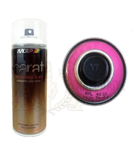 Motip Carat Akrilik Sprey Boya KOYU PEMBE PARLAK 400 ml - RAL4003