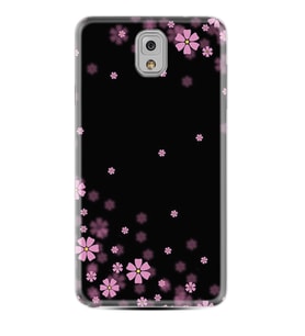 Samsung Note 3 4 5 8 9 20 Ultra 10 Lite Kılıf Desenli Silikon Black flowers 1391