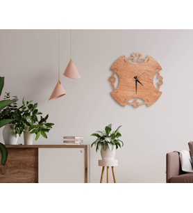 BK Gift Dekoratif 45cm Ahşap Duvar Saati-104