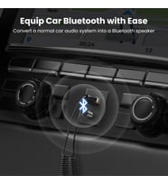 Mikrofonlu 3.5 mm Aux Bluetooth 5.3 Alıcı Adaptör Araç Kiti