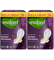 Molped Süper Night Hijyenik Ped Süper Gece 52 Adet Mega Fırsat Pk