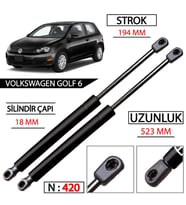 Golf 6 Bagaj Amortisörü