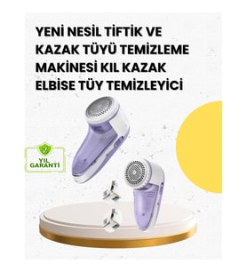 Mey İthalat® Tiftik ve Tüy Toplama Cihazı – 200ml Hazne, Kompakt Boyut