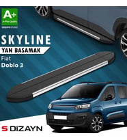 Fiat Doblo 3 Kısa Şase Skyline Krom Yan Basamak 203 Cm 2023 Üzeri A+ Kalite