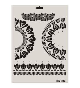 Rich Dantel Seri DN-922 Stencil 35x25 cm