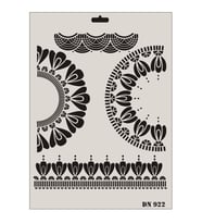 Rich Dantel Seri DN-922 Stencil 35x25 cm