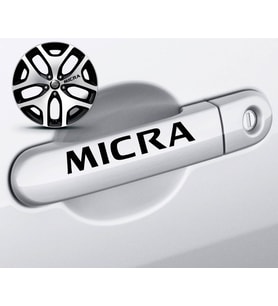Micra Kapı Kolu Sticker 10Adet