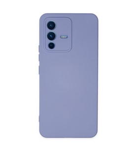 V23 5G Kılıf Nano Içi Kadife Silikon - Lila