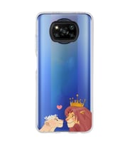 Poco X3 Pro / X3 NFC Uyumlu Aslan Kral Tasarımlı Şeffaf Telefon Kılıfı