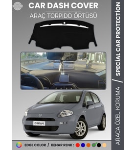 FIAT PUNTO GRANDE (2005-2018) Torpido Örtüsü Torpido Koruma Tam Uyum Kaymaz Kolay Montaj