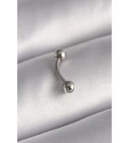 316L Çelik Gümüş Renk Topçuk Model Piercing TJ-PR1363
