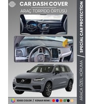 VOLVO XC90 TORPİDO ÖRTÜSÜ (2015-2024) Torpido Örtüsü Panel Halısı Torpido Koruma Tam Uyum UV Koruma