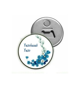Anneler Günü Hediyesi Isime Özel Magnet ( Açacaklı Magnet )