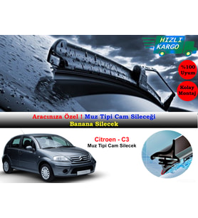 Citroen C3 Muz Silecek Takımı 2002-2009