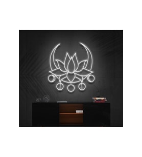Lotus Çiçeği Neon Tabela