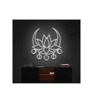 Lotus Çiçeği Neon Tabela