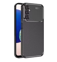 Galaxy A05S Kılıf Auto Focus Karbon Kapak - Siyah