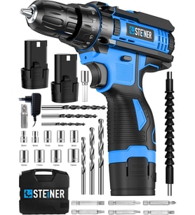 Steiner Alman Turbo Profesyonel 128 Vf 10 Ah Otomatik Korumalı Metal Şanzuman Çift Akülü Şarjlı Matk