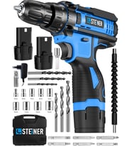 Steiner Alman Turbo Profesyonel 128 Vf 10 Ah Otomatik Korumalı Metal Şanzuman Çift Akülü Şarjlı Matk