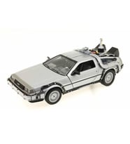 Welly Geleceğe Dönüş Arabası Seri 2 Metal Model Araba Back To The Future Delorean 1/24 Ölçek