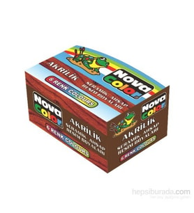 Nova Color 6 Renk 30Ml Şişe Akrilik Boya Nc-180