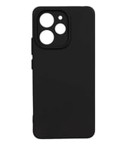 Xiaomi Poco M6 Pro Kılıf Lüx Kamera Koruma Çıkıntılı Soft Silikon (Siyah)