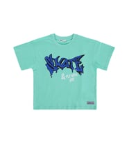 Civil Boys Skate Baskılı 10-13 Yaş Tişört - Yeşil