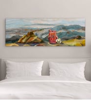 BK Gift Yatak Odası Konseptli Panorama Kanvas Tablo 100x35cm-12