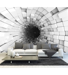 3D Tünel Derinlik Duvar Kağıdı