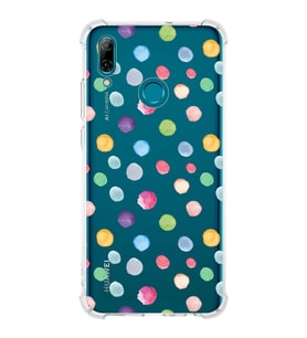 PrintiFy Huawei P Smart 2019 Uyumlu Water Color 6 Baskılı Şeffaf Köşe Korumalı Antişok Kılıf