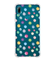 PrintiFy Huawei P Smart 2019 Uyumlu Water Color 6 Baskılı Şeffaf Köşe Korumalı Antişok Kılıf