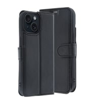 İphone 15 Trend S Plus Kapaklı Kılıf - Siyah