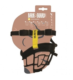 M-Pets Bark Guard Ağızlık (XXL) Black/Yellow