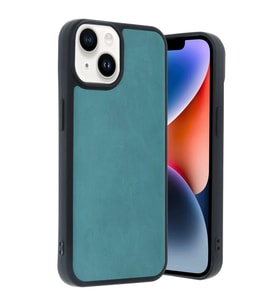 Apple İphone 15 Kılıf Aras Deri Kapak - Açık Yeşil