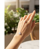Vip Silver Kalp Taşlı Tasarım Şahmeran - 26shm51
