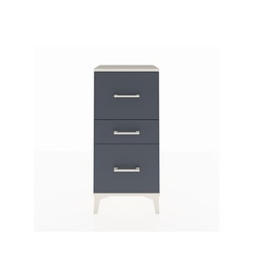 Arges Komodin 3 Çekmeceli 44x30x96 Aytaşı-Antrasit